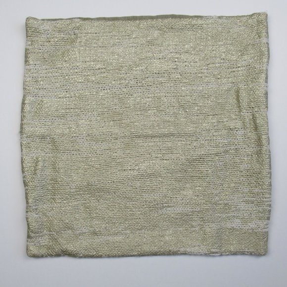 Metallic Knit Throw Pillow Cover 20"x20" - Picture 1 of 6